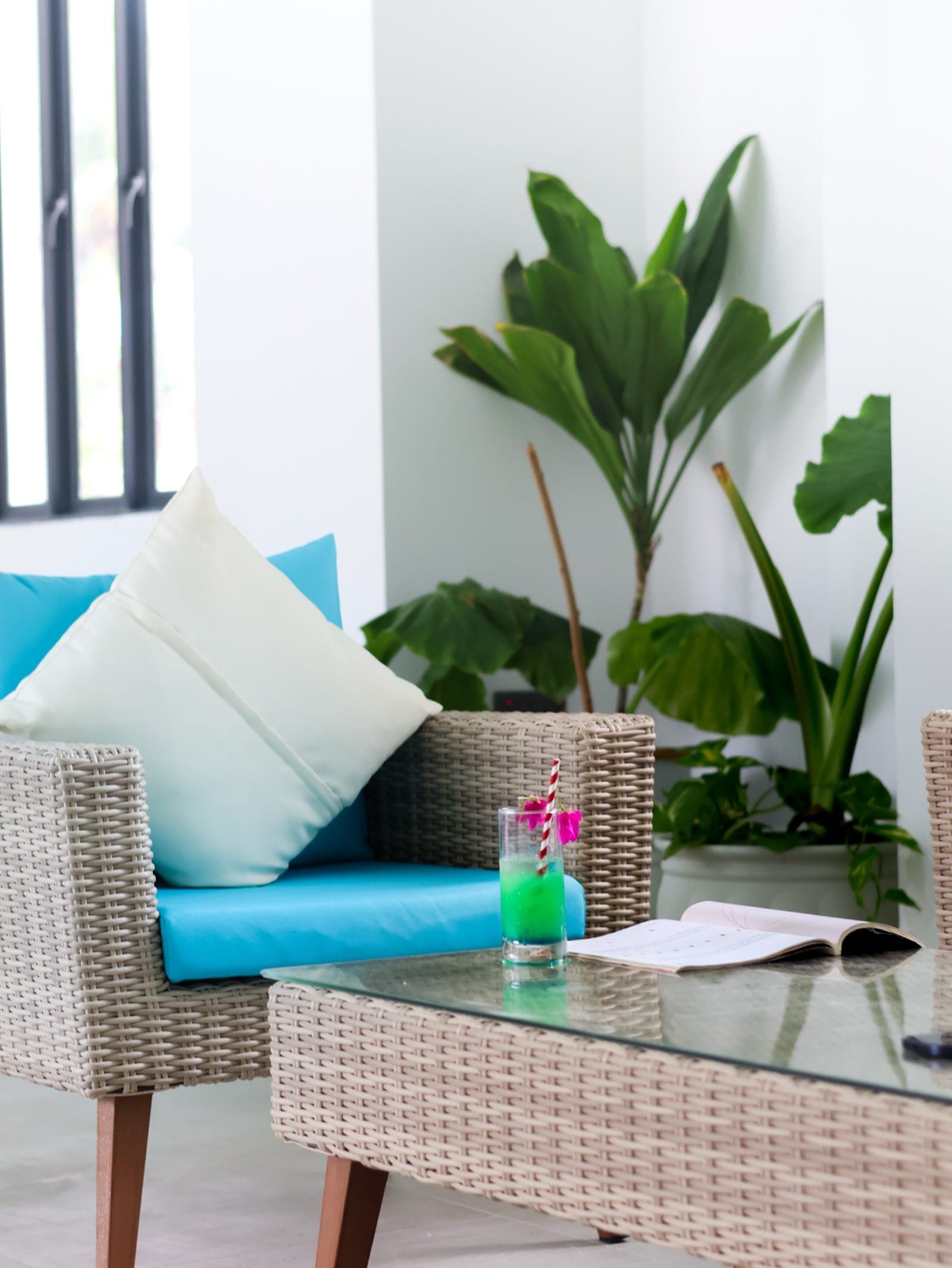 Interior seating area